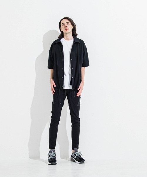 NYLON HALF COACH JACKET