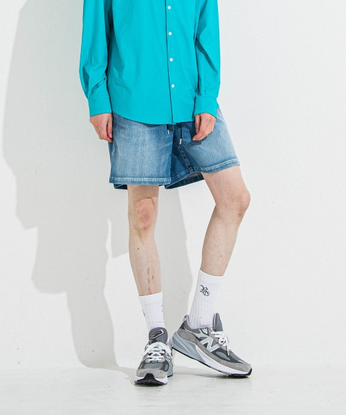 DENIM JERSEY   SHORTS