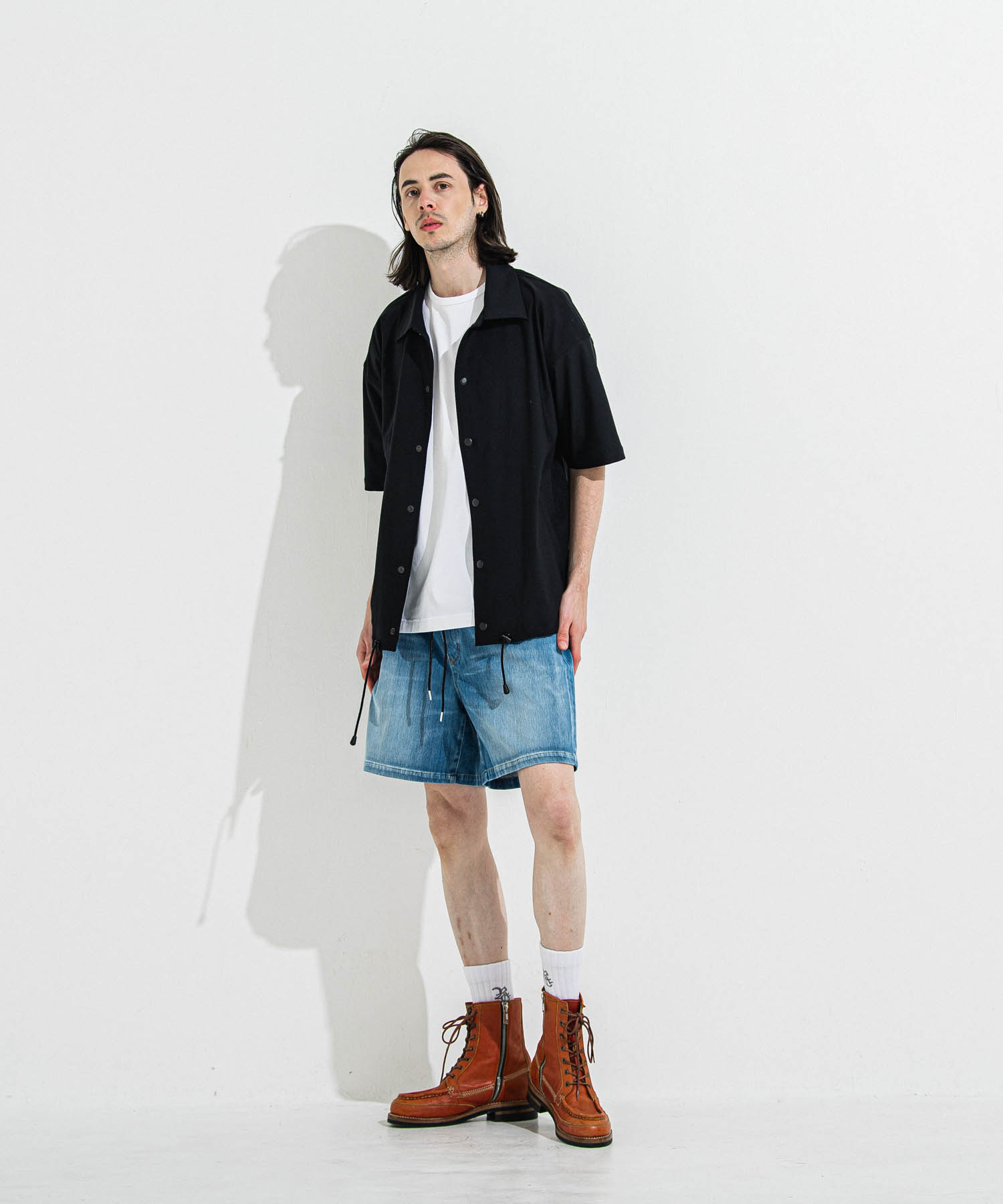 DENIM JERSEY   SHORTS