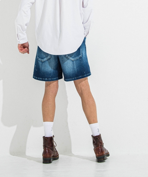 DENIM JERSEY   SHORTS