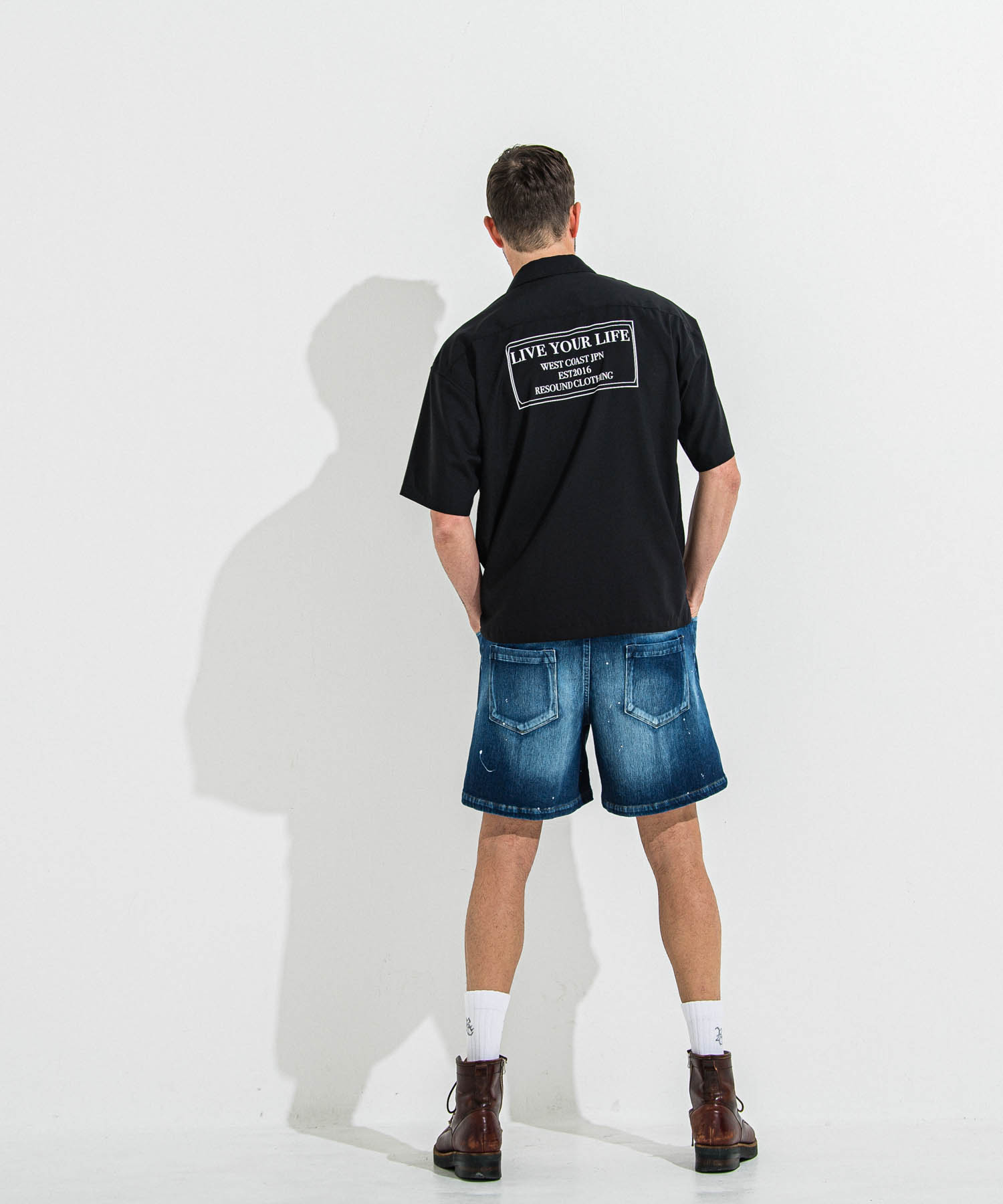 DENIM JERSEY   SHORTS