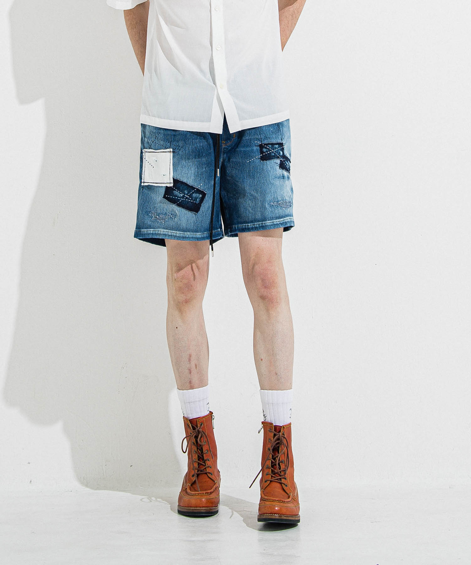 DENIM JERSEY   SHORTS