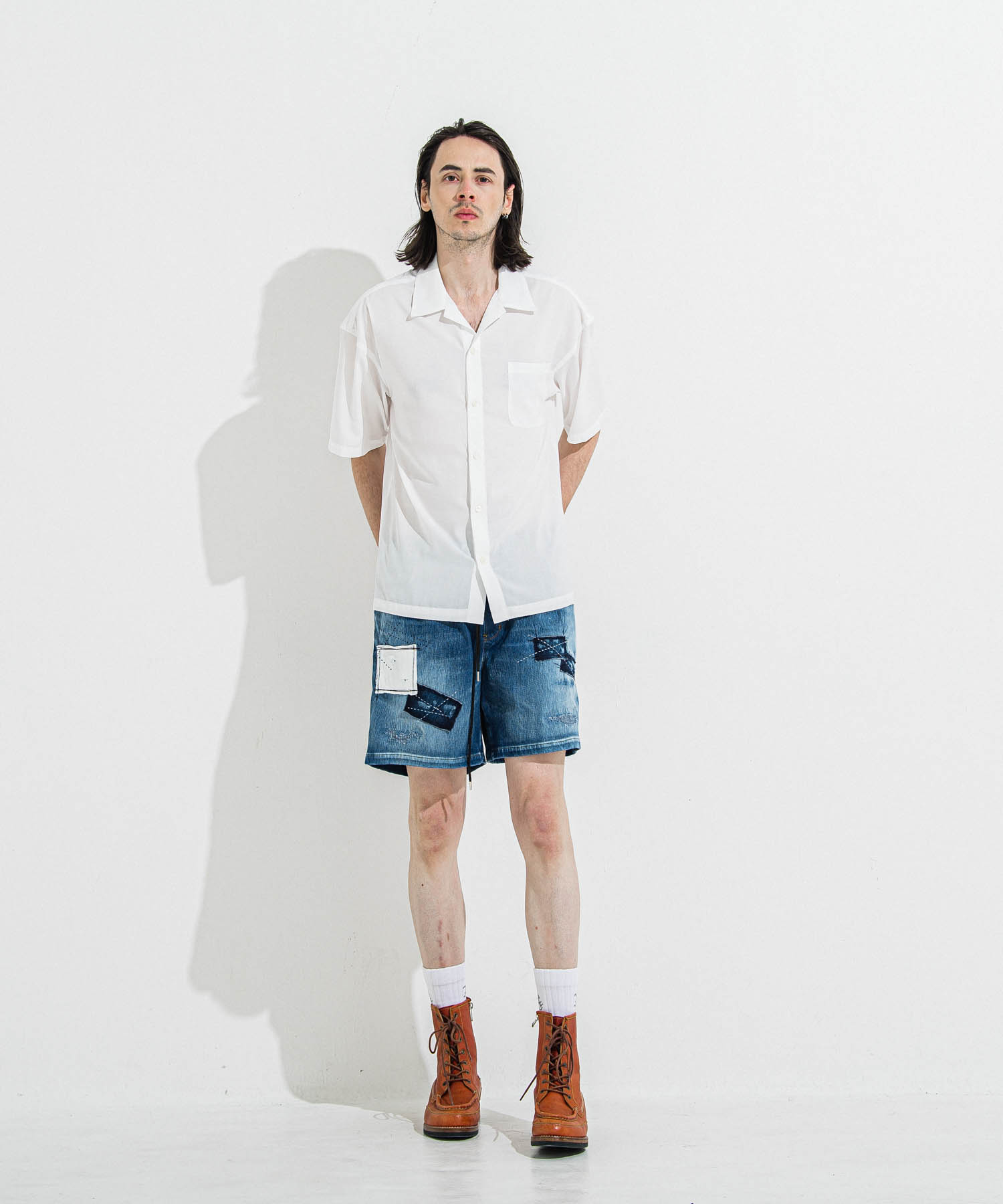 DENIM JERSEY   SHORTS