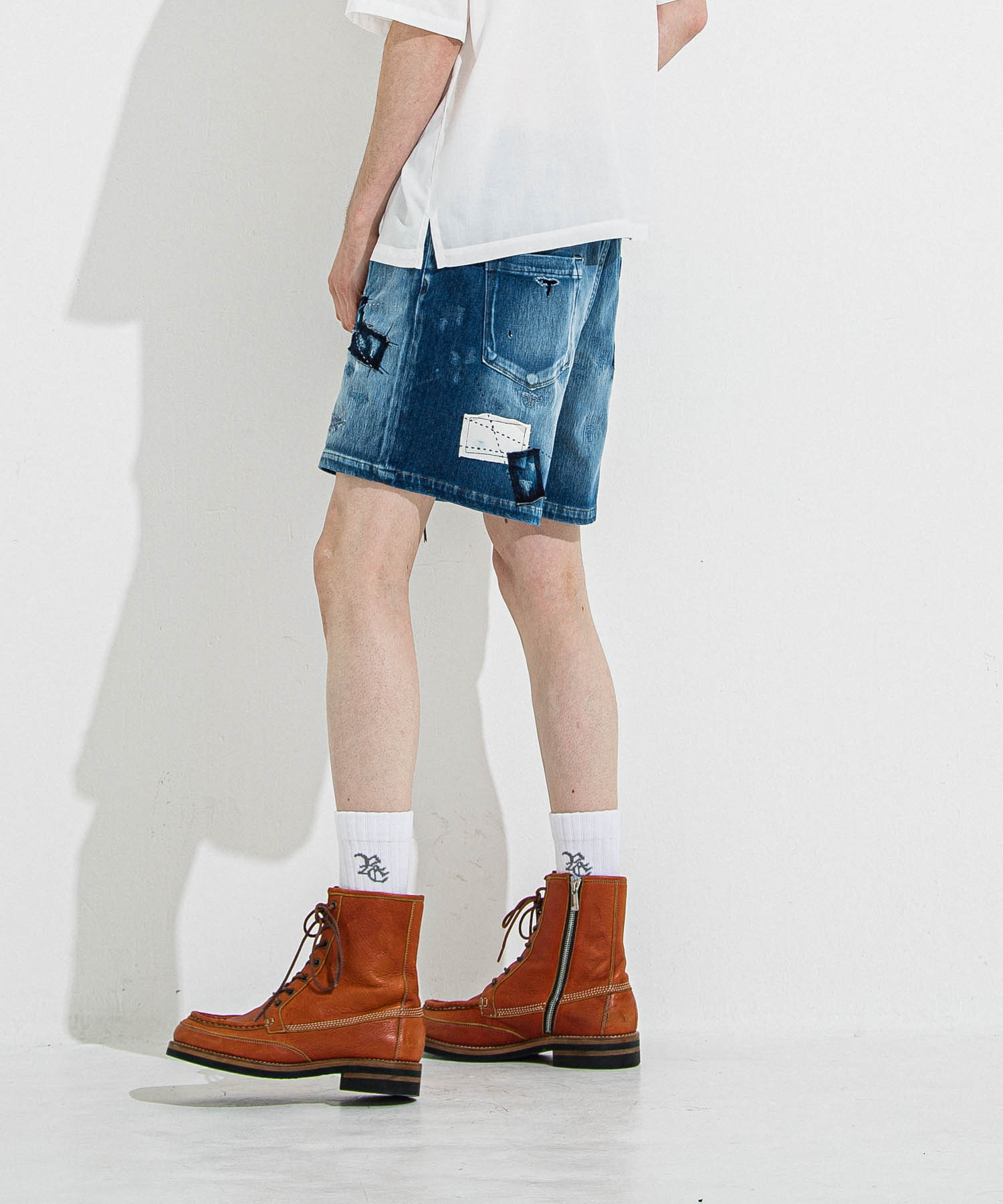 DENIM JERSEY   SHORTS