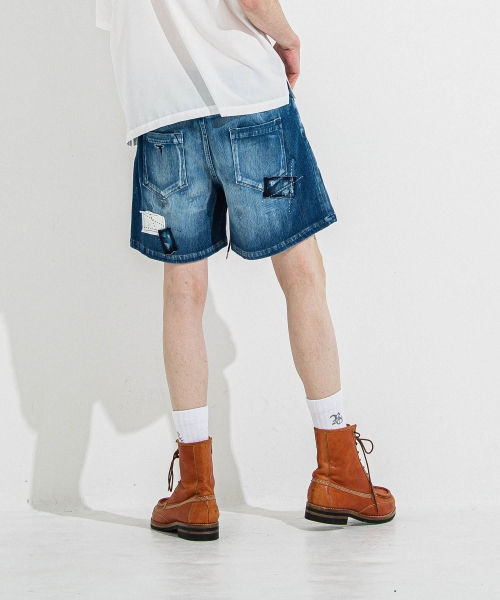 DENIM JERSEY   SHORTS