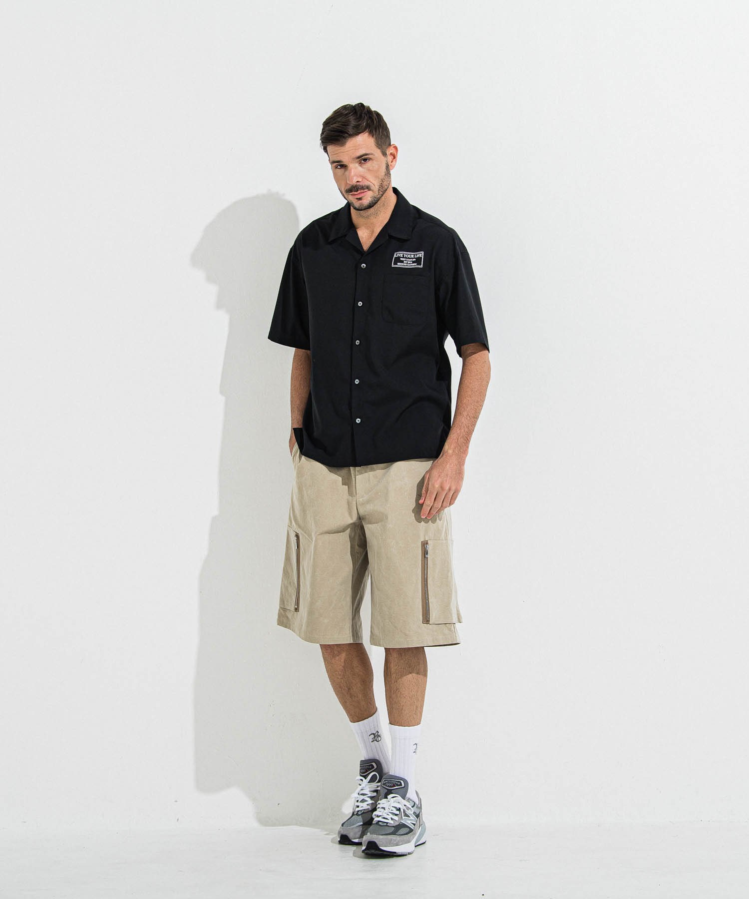 DAVID CARGO HALF PANTS