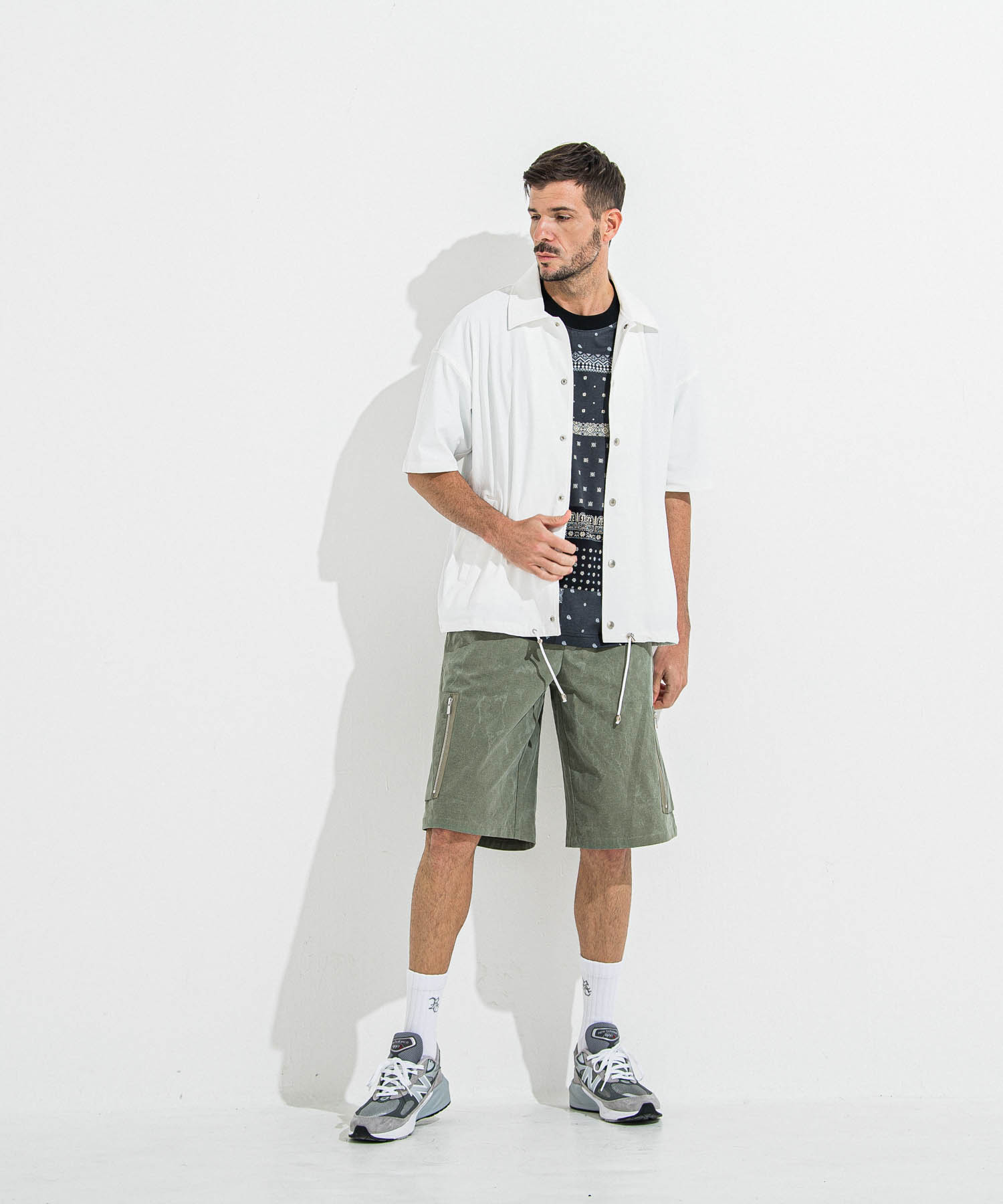 DAVID CARGO HALF PANTS