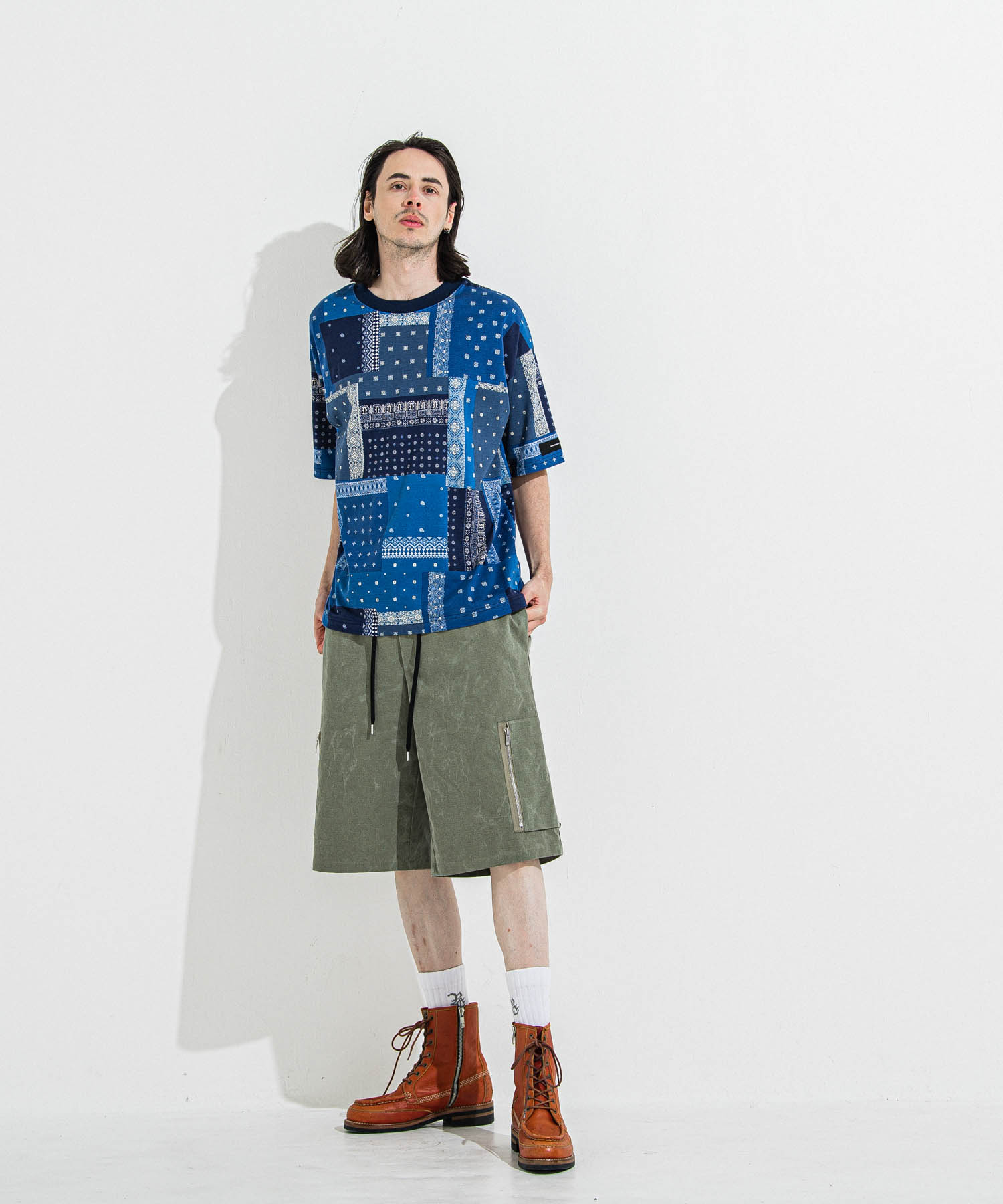 DAVID CARGO HALF PANTS