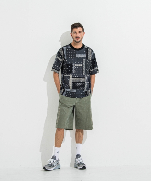DAVID CARGO HALF PANTS
