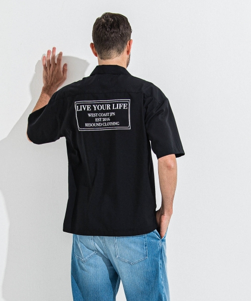 リサウンドクロージング　メンズ　jack shirts / INK プリント リサウンドクロージング メンズ jack shirts / INK プリント