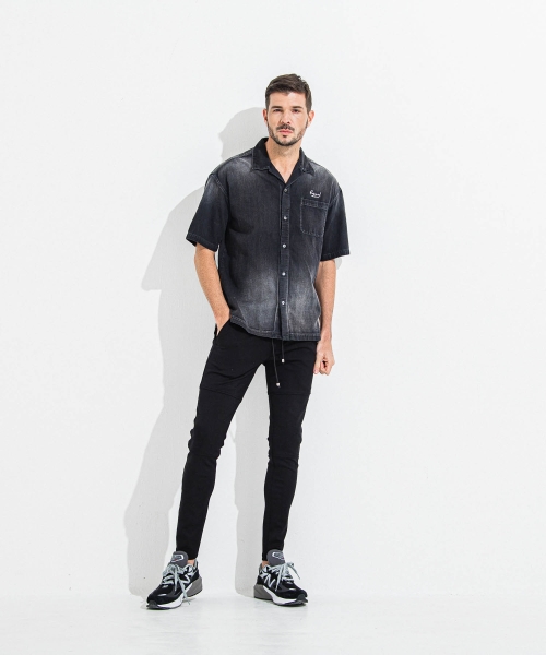 ZACK HALF DENIM SHIRTS