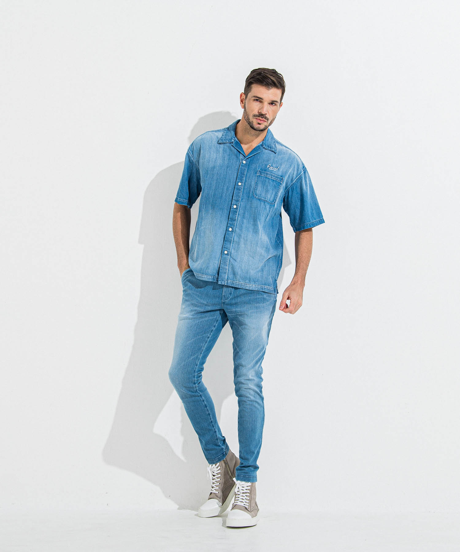 ZACK HALF DENIM SHIRTS