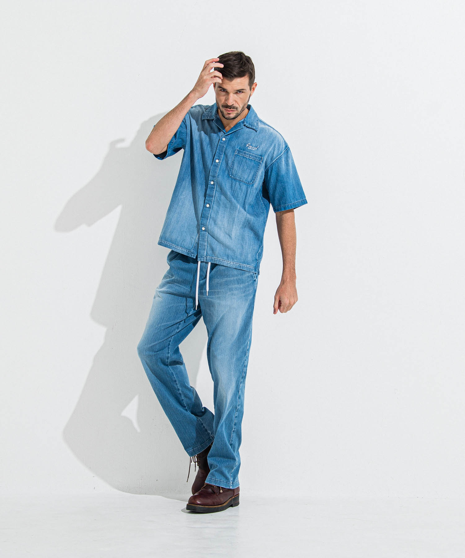 ZACK HALF DENIM SHIRTS