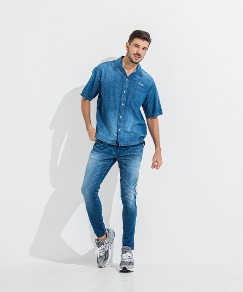 ZACK HALF DENIM SHIRTS