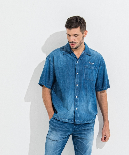 ZACK HALF DENIM SHIRTS