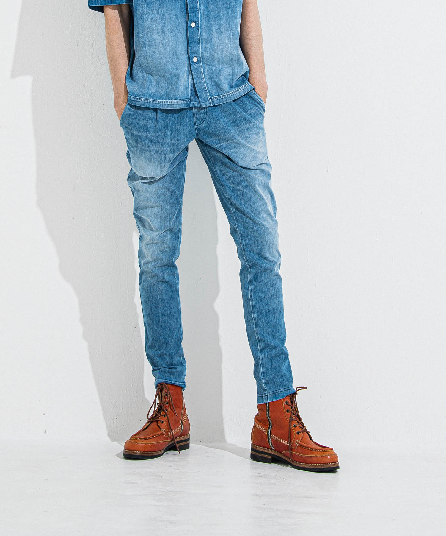 DENIM JERSEY CHRIS　EASY TUCK PT