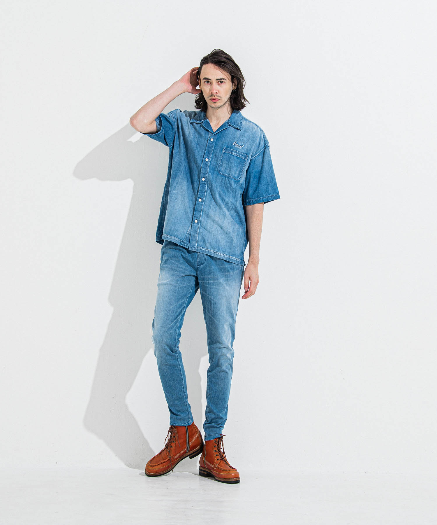 DENIM JERSEY CHRIS　EASY TUCK PT