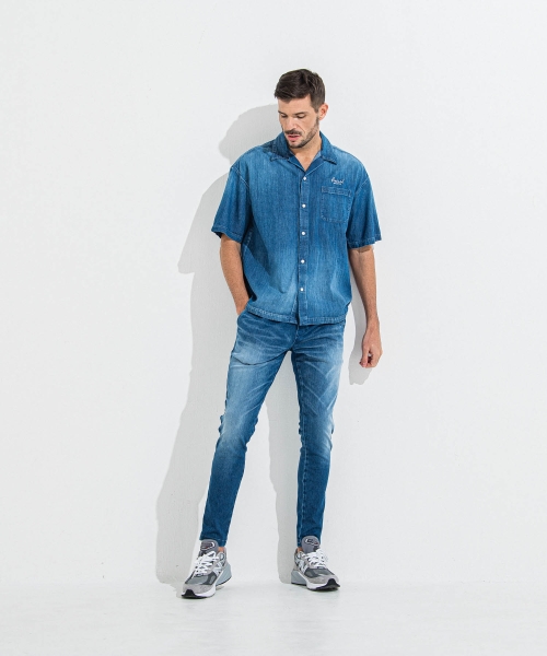 DENIM JERSEY CHRIS　EASY TUCK PT
