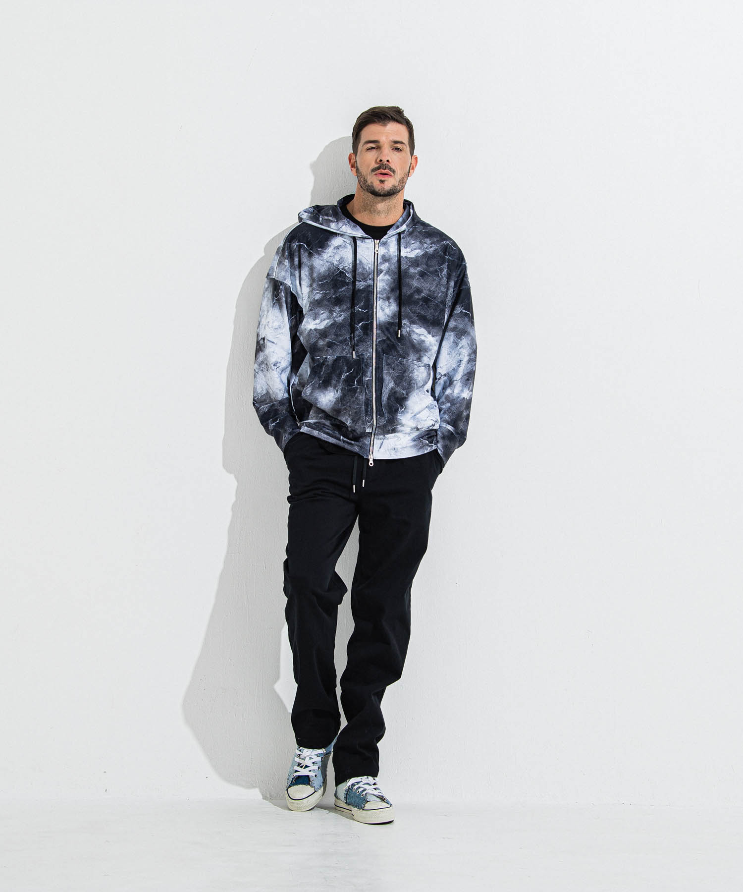 DENIM JERSEY WIDE PT