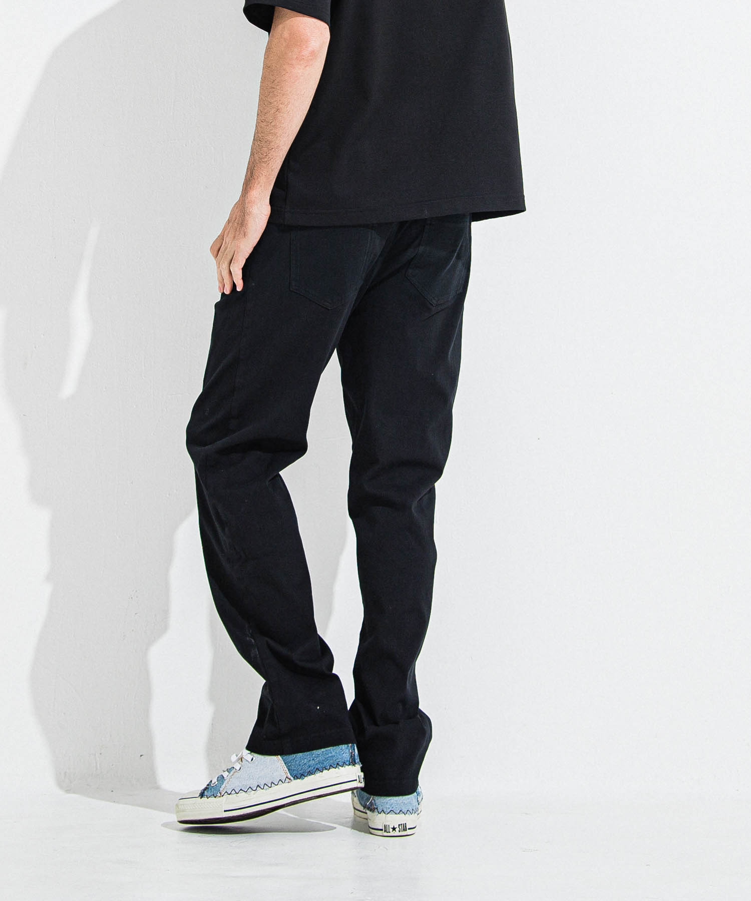 DENIM JERSEY WIDE PT