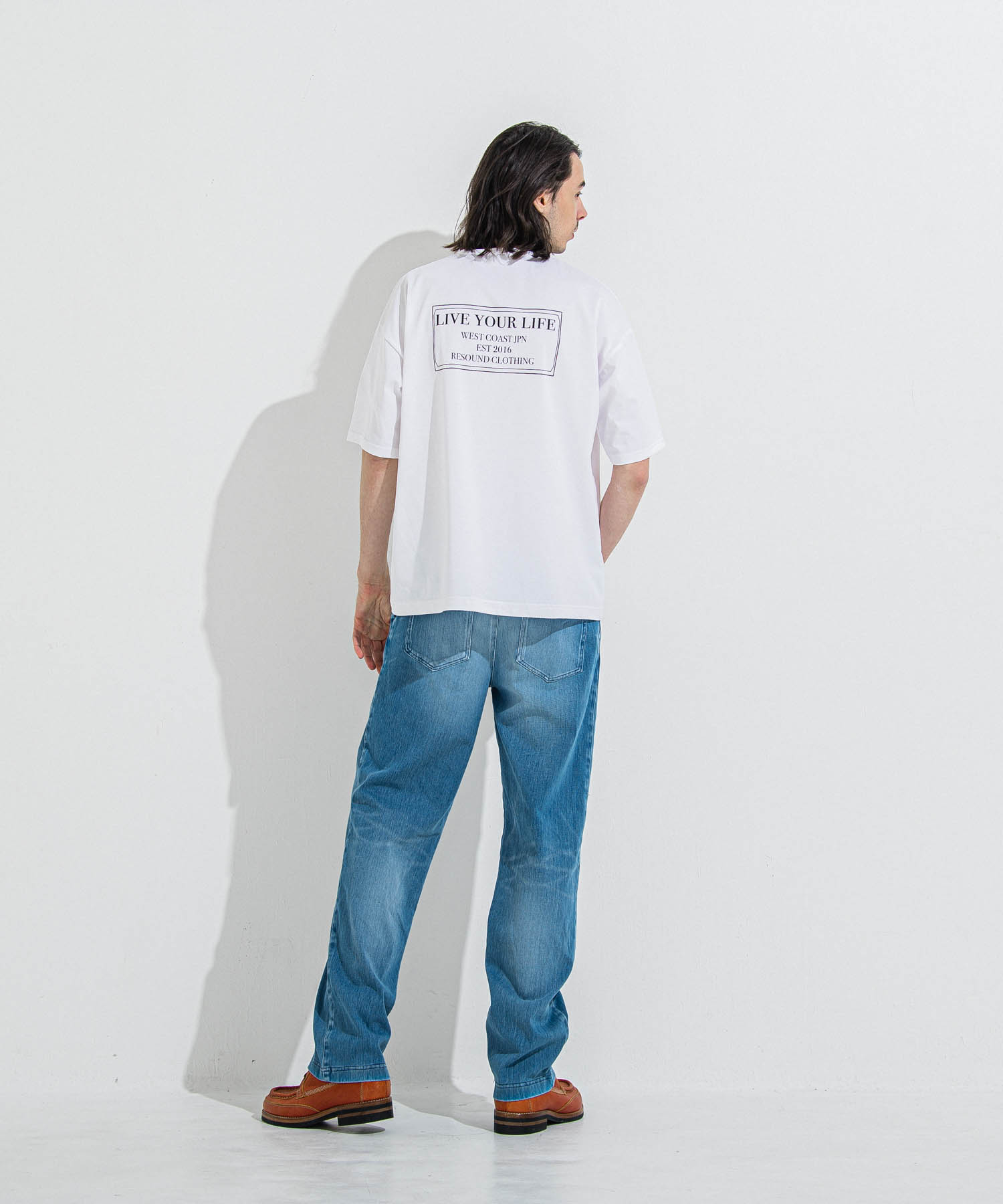 DENIM JERSEY WIDE PT