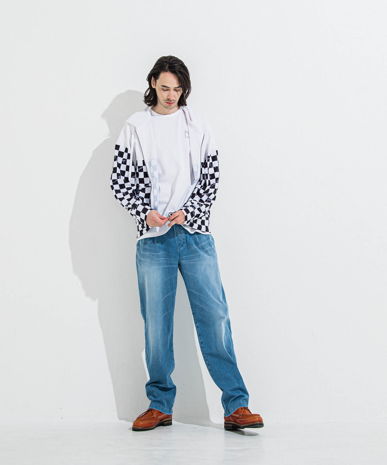 DENIM JERSEY WIDE PT