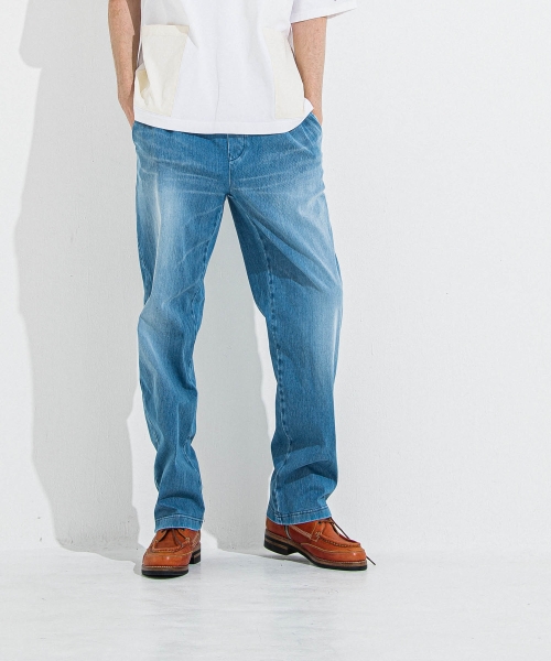 DENIM JERSEY WIDE PT