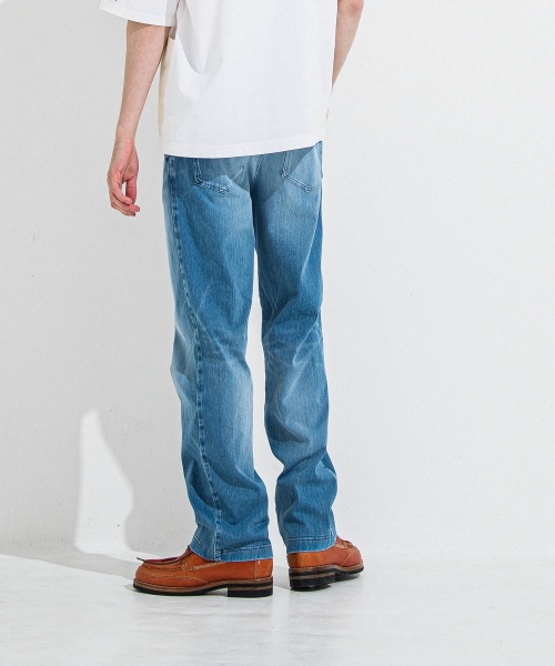 DENIM JERSEY WIDE PT