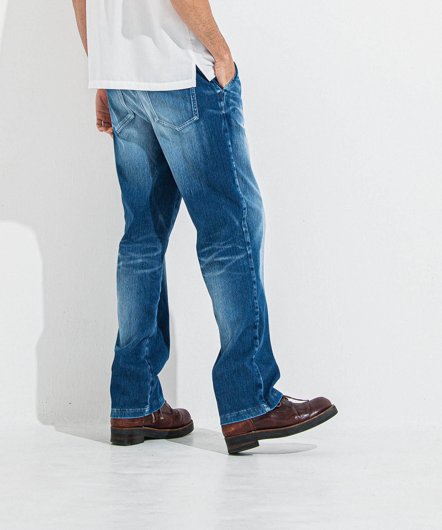 DENIM JERSEY WIDE PT