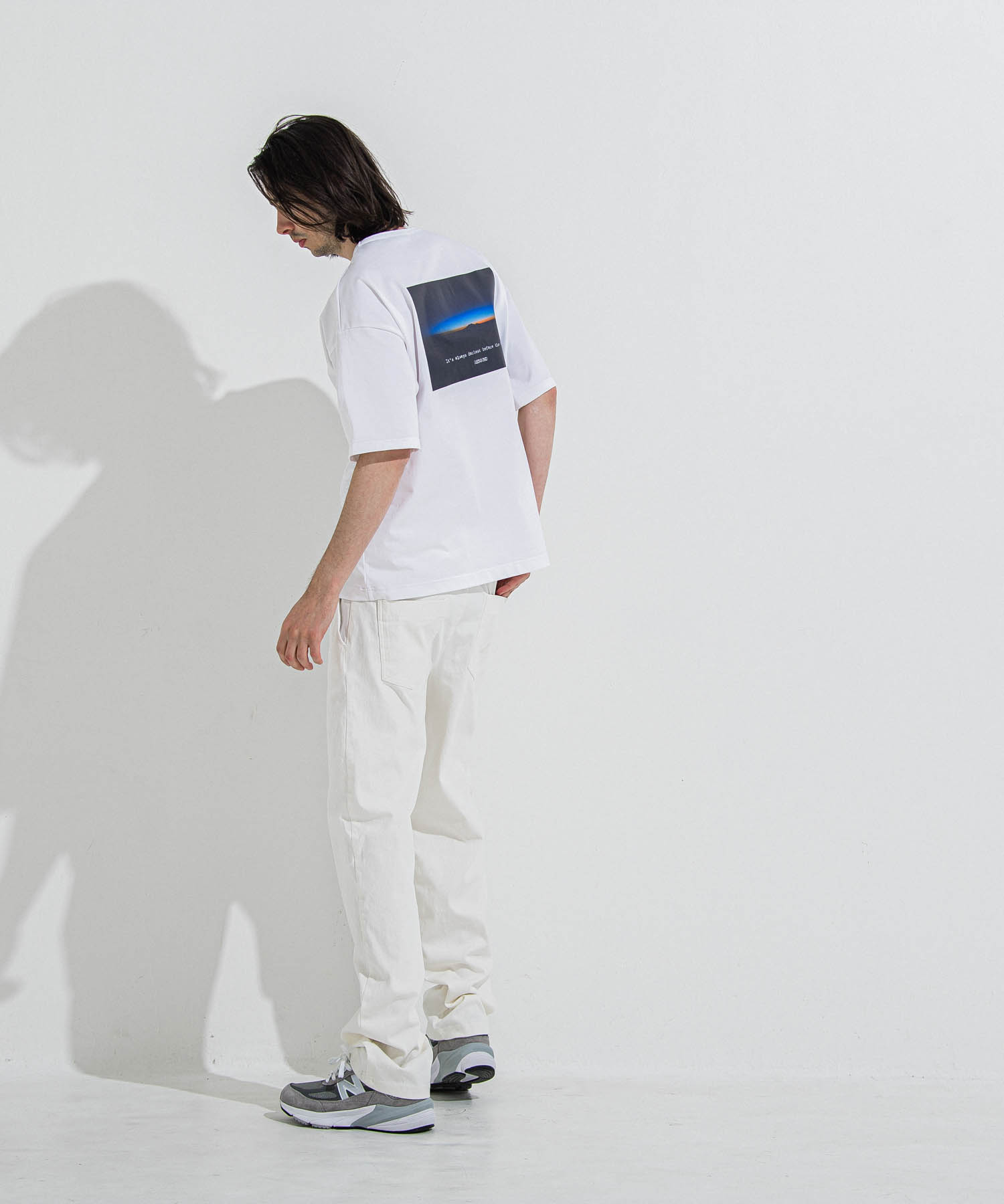 DENIM JERSEY WIDE PT