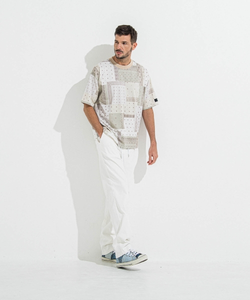 DENIM JERSEY WIDE PT