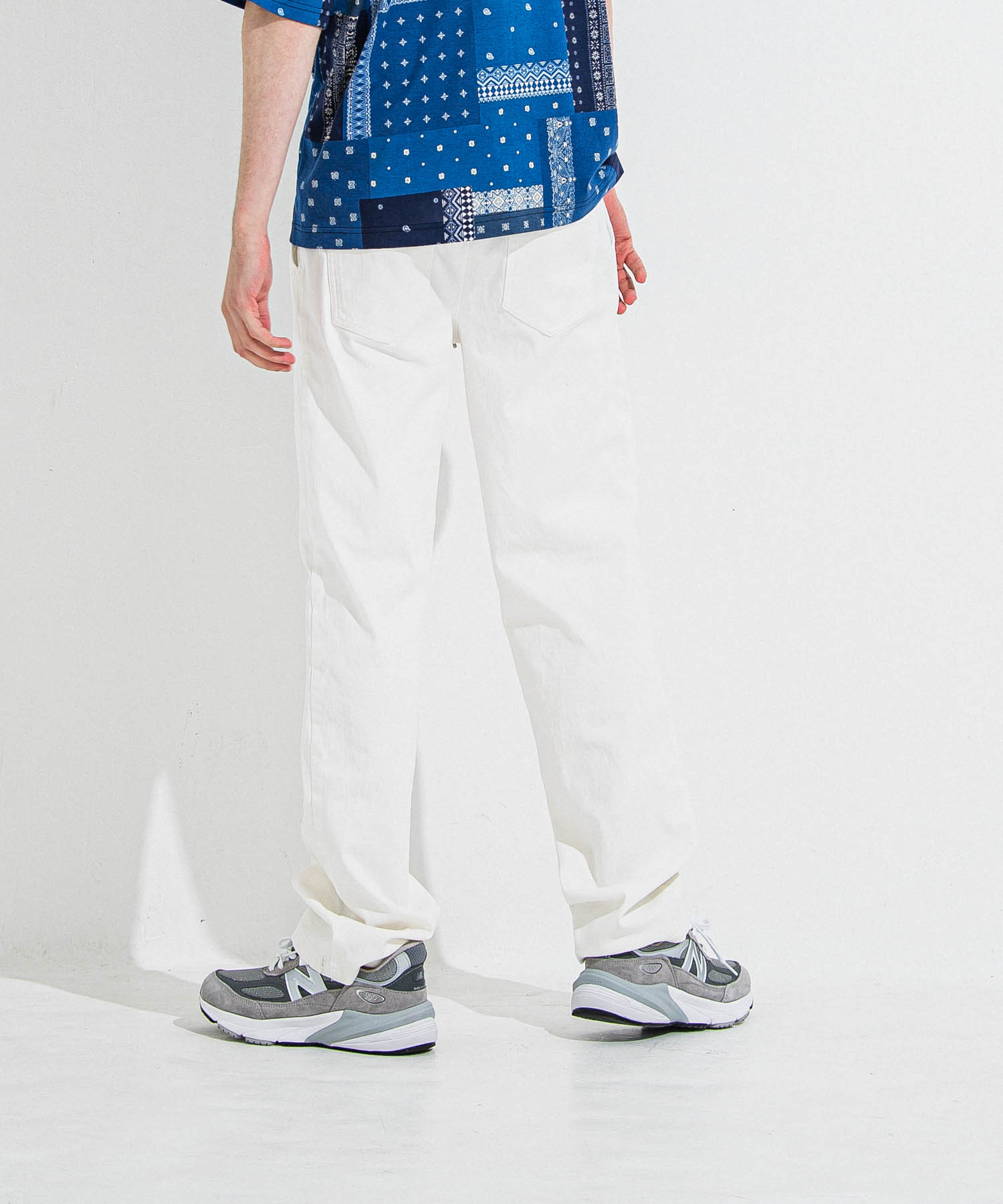 DENIM JERSEY WIDE PT