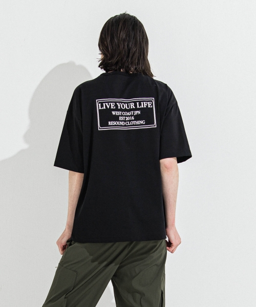 CREW OVER　 TEE