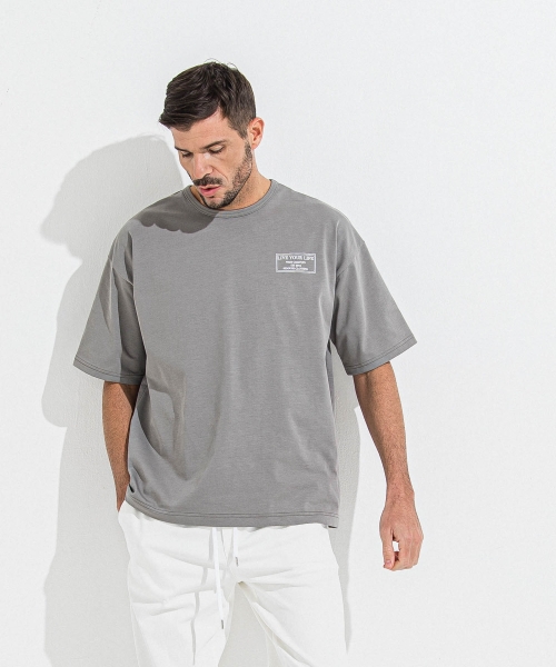 CREW OVER　 TEE