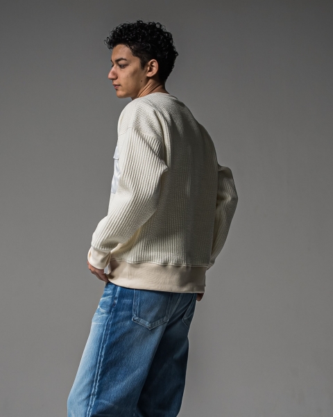 Stripe quilting drop　trainer