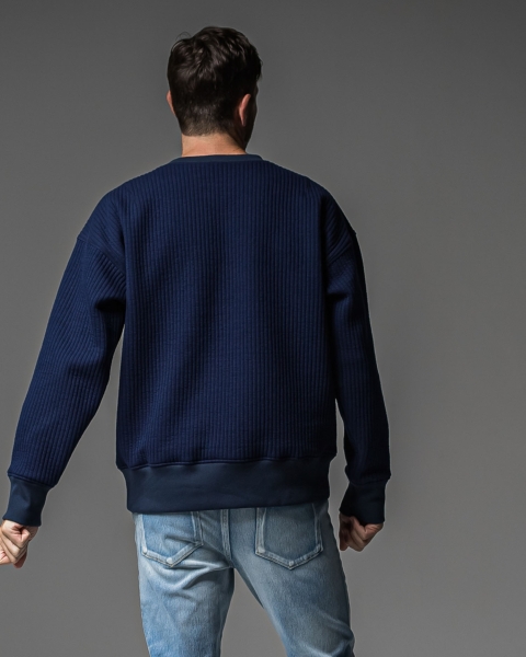 Stripe quilting drop　trainer