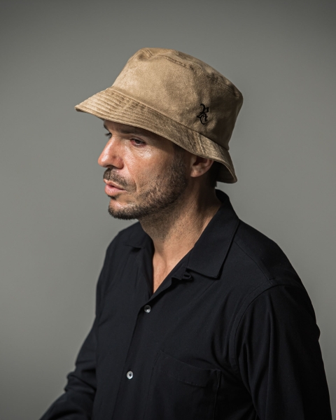 Suede bucket hat