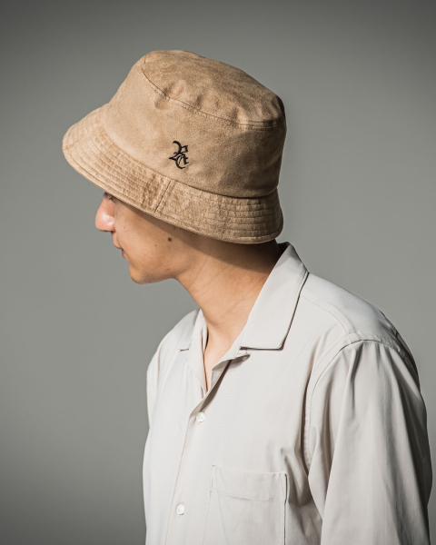 Suede bucket hat