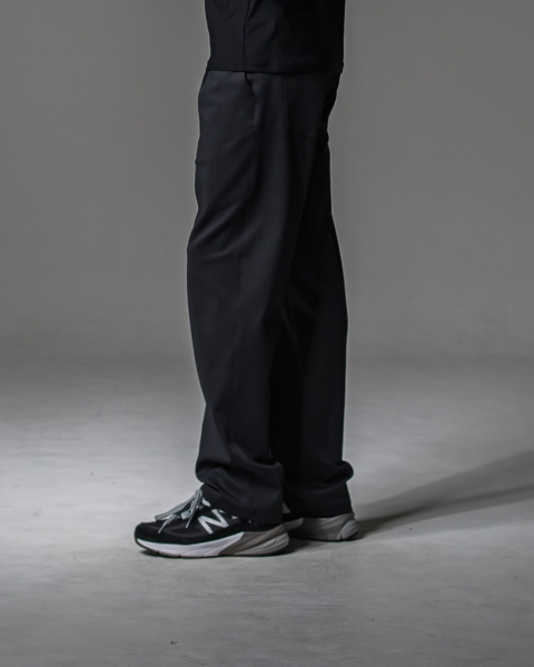 CHRIS　EASY WIDE TUCK PANTS