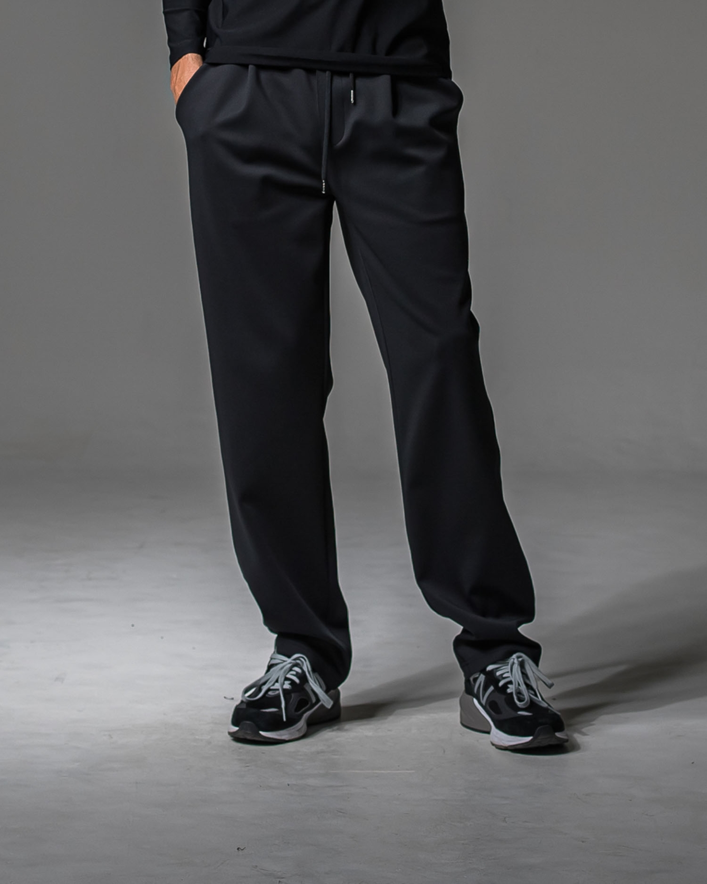 CHRIS　EASY WIDE TUCK PANTS