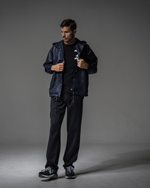 CHRIS　EASY WIDE TUCK PANTS