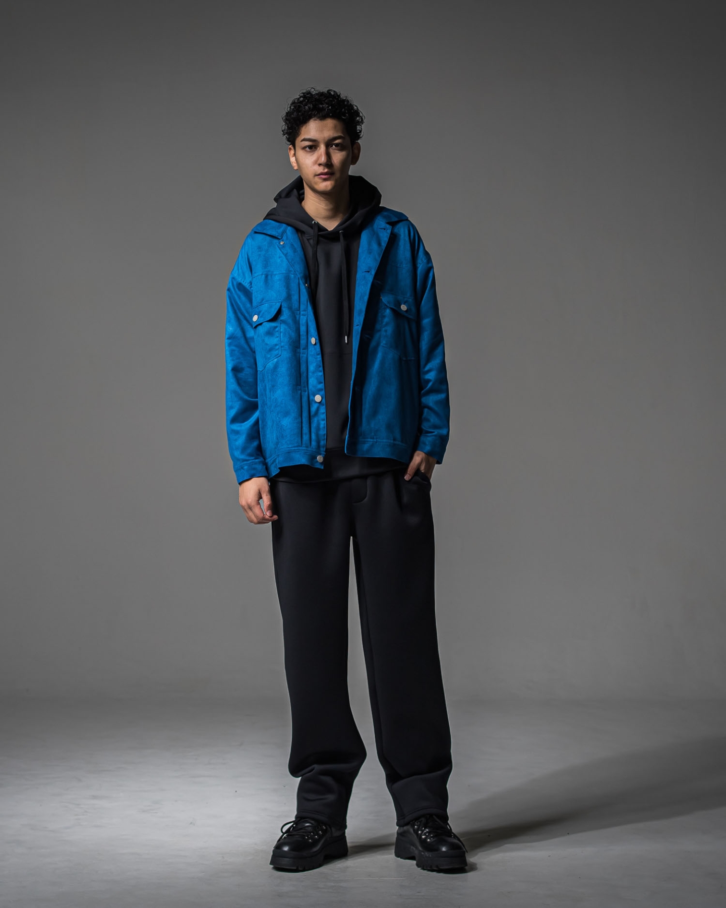 CHRIS　EASY WIDE TUCK PANTS
