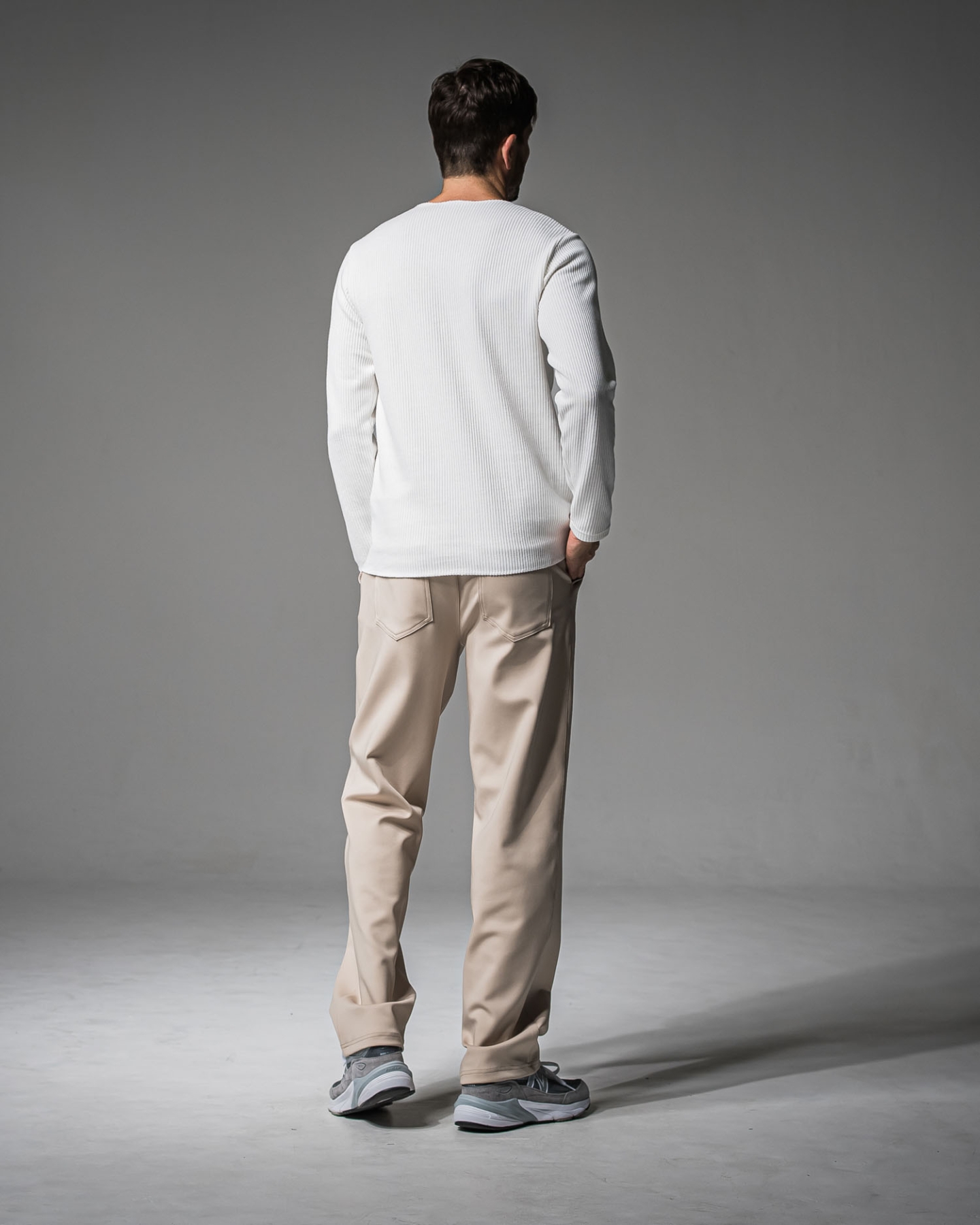 CHRIS　EASY WIDE TUCK PANTS