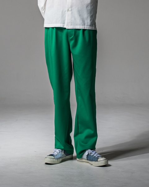 CHRIS　EASY WIDE TUCK PANTS