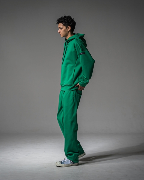 CHRIS　EASY WIDE TUCK PANTS