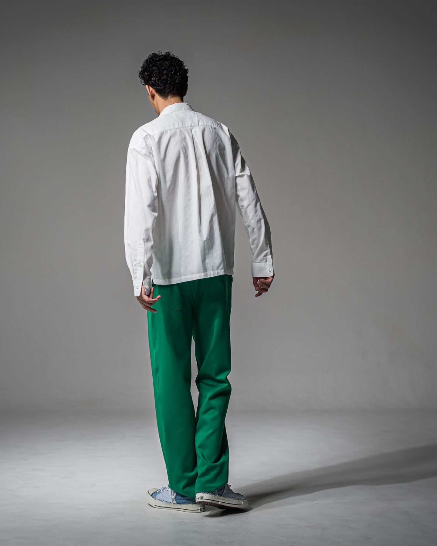 CHRIS　EASY WIDE TUCK PANTS