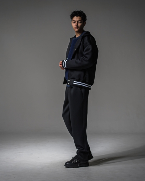 CHRIS　EASY WIDE TUCK PANTS