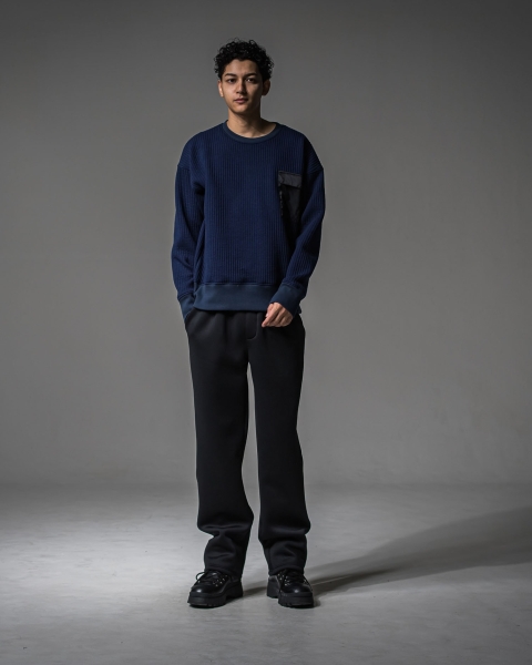 CHRIS　EASY WIDE TUCK PANTS