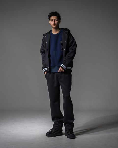 CHRIS　EASY WIDE TUCK PANTS