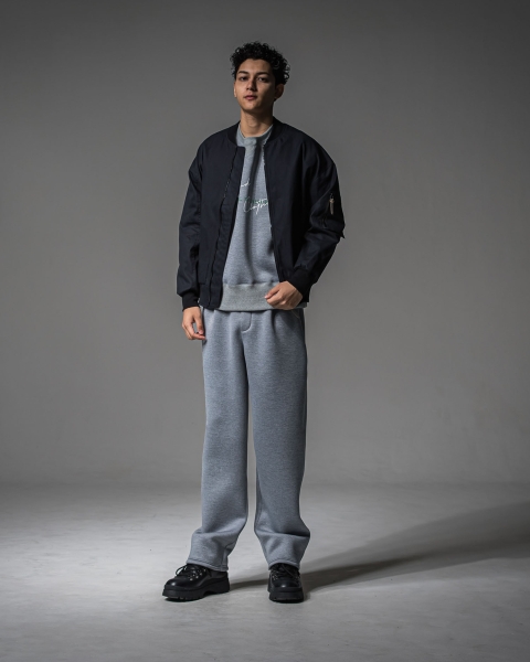 CHRIS　EASY WIDE TUCK PANTS